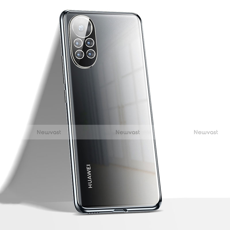 Ultra-thin Transparent TPU Soft Case Cover H02 for Huawei Nova 8 5G Black