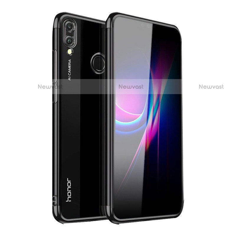 Ultra-thin Transparent TPU Soft Case Cover H02 for Huawei P Smart (2019) Black