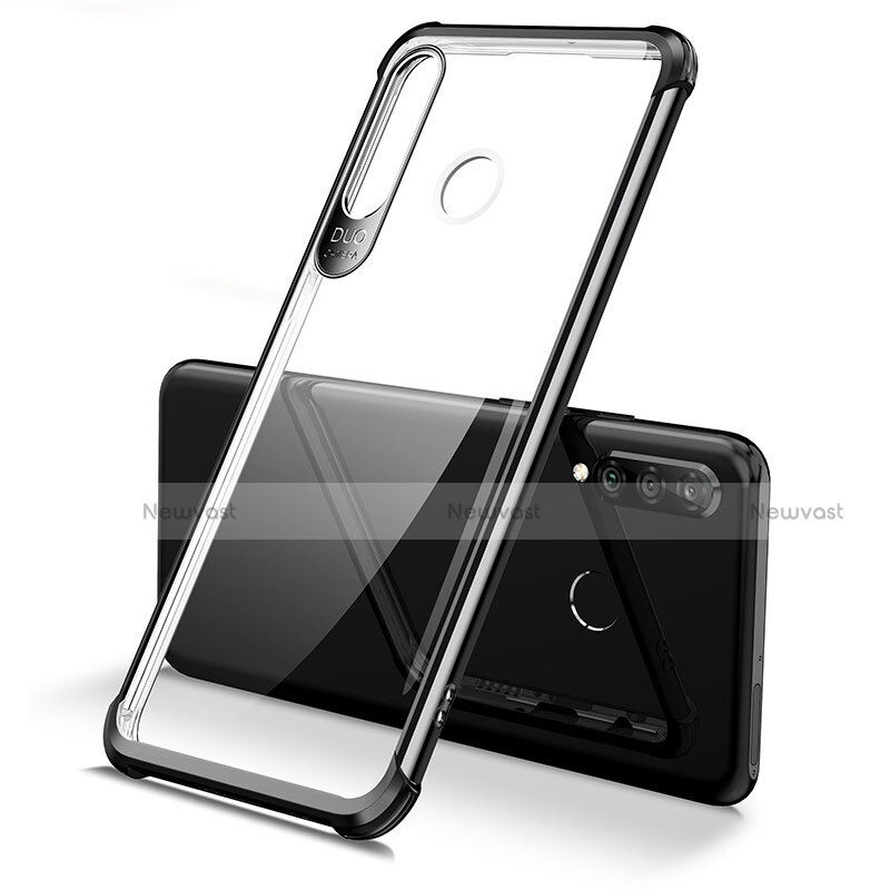 Ultra-thin Transparent TPU Soft Case Cover H02 for Huawei P30 Lite New Edition Black