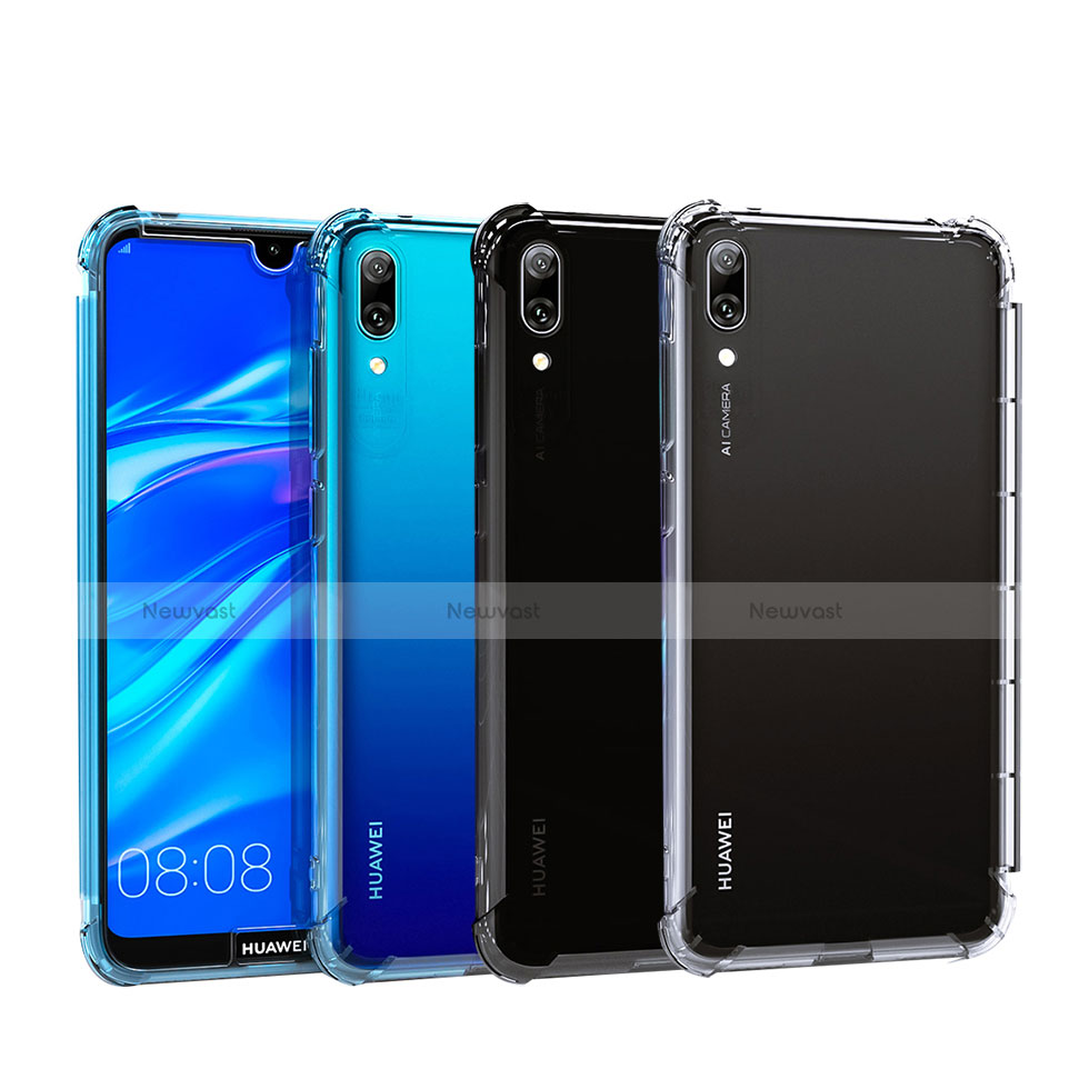 Ultra-thin Transparent TPU Soft Case Cover H02 for Huawei Y7 (2019)