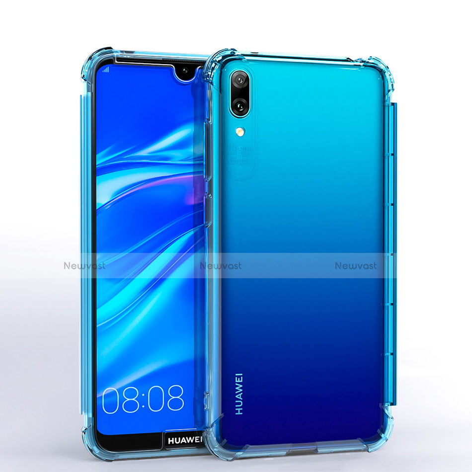 Ultra-thin Transparent TPU Soft Case Cover H02 for Huawei Y7 Prime (2019)
