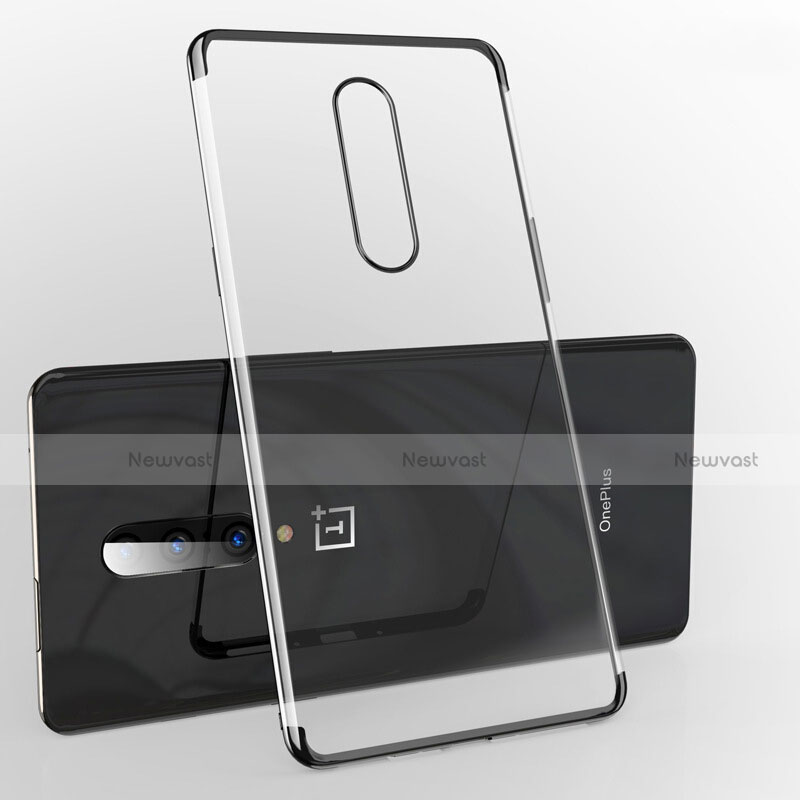 Ultra-thin Transparent TPU Soft Case Cover H02 for OnePlus 7 Pro Black
