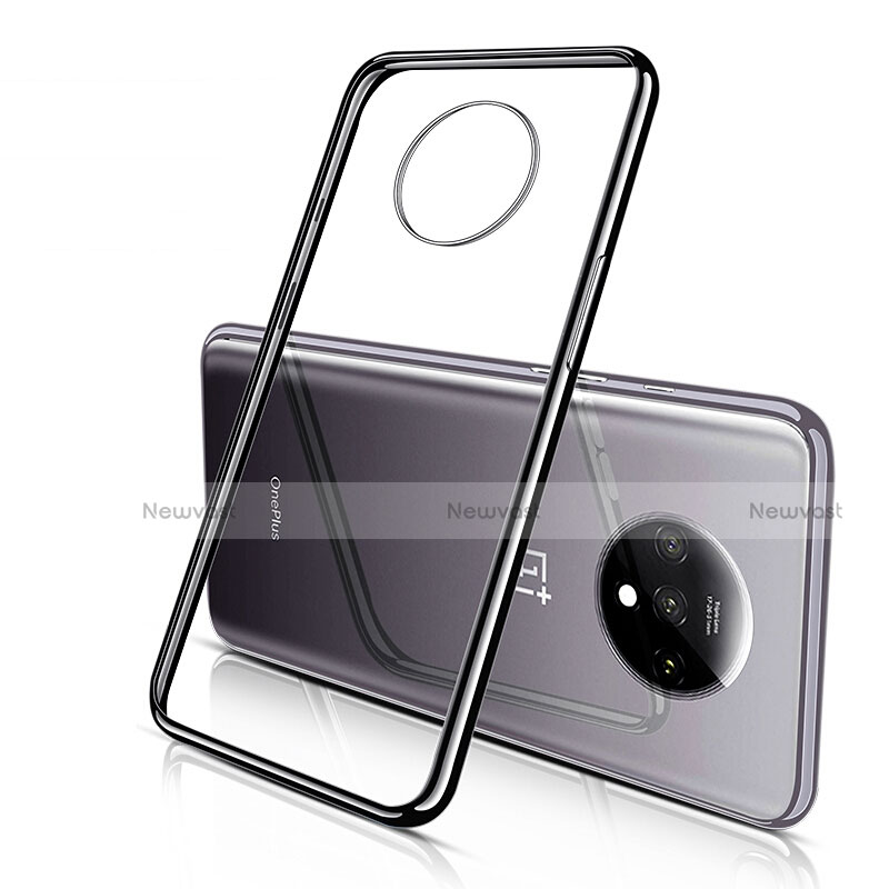 Ultra-thin Transparent TPU Soft Case Cover H02 for OnePlus 7T Black