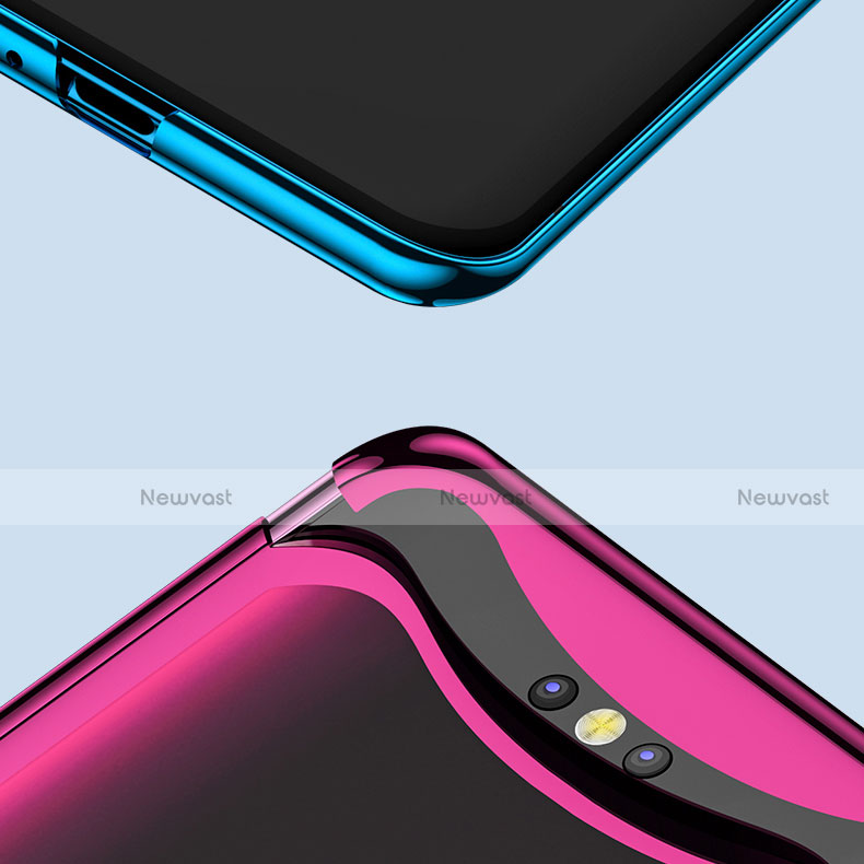 Ultra-thin Transparent TPU Soft Case Cover H02 for Oppo Find X