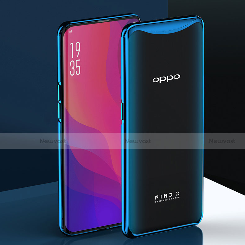 Ultra-thin Transparent TPU Soft Case Cover H02 for Oppo Find X Super Flash Edition