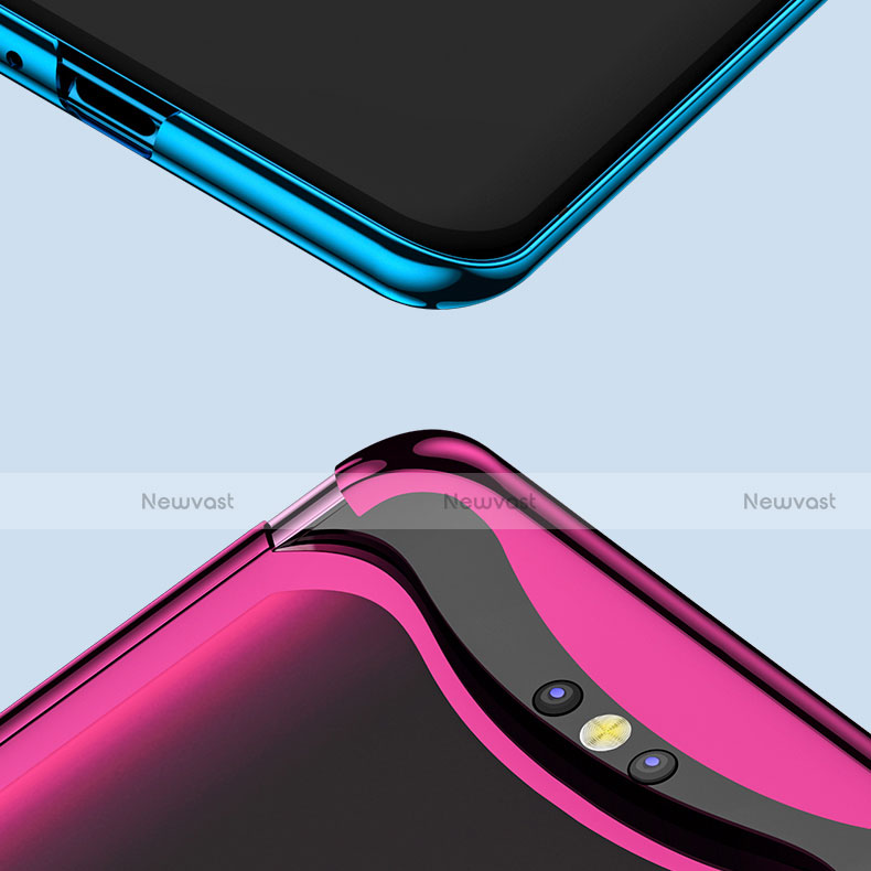 Ultra-thin Transparent TPU Soft Case Cover H02 for Oppo Find X Super Flash Edition