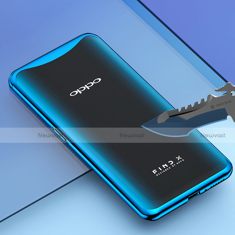 Ultra-thin Transparent TPU Soft Case Cover H02 for Oppo Find X Super Flash Edition