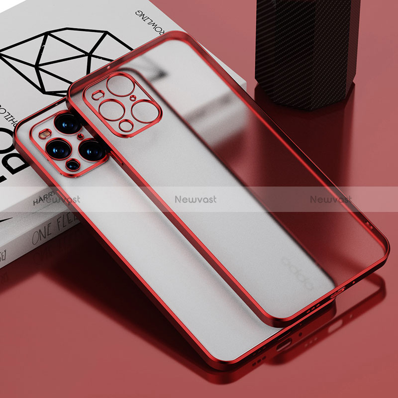 Ultra-thin Transparent TPU Soft Case Cover H02 for Oppo Find X3 5G