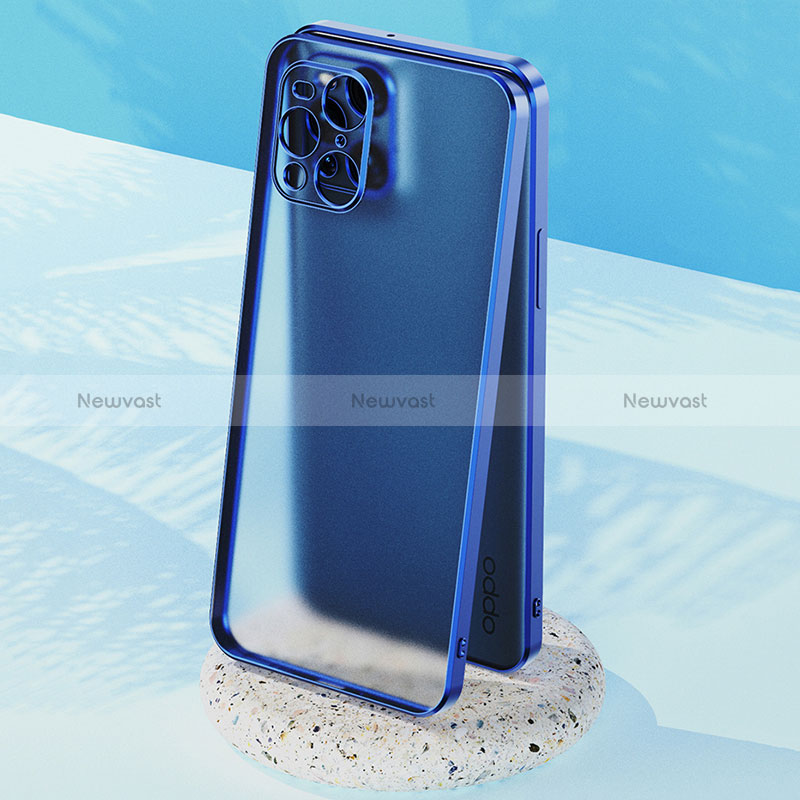 Ultra-thin Transparent TPU Soft Case Cover H02 for Oppo Find X3 5G