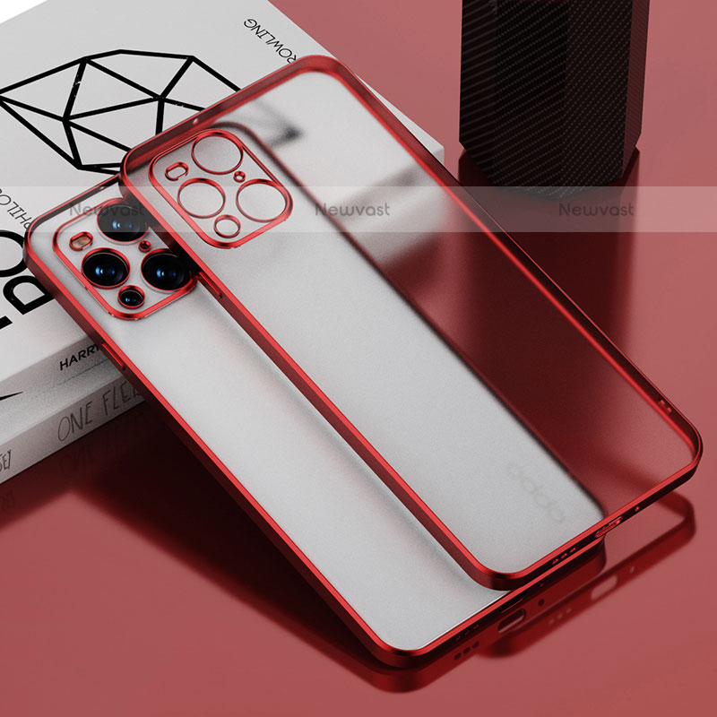 Ultra-thin Transparent TPU Soft Case Cover H02 for Oppo Find X3 Pro 5G