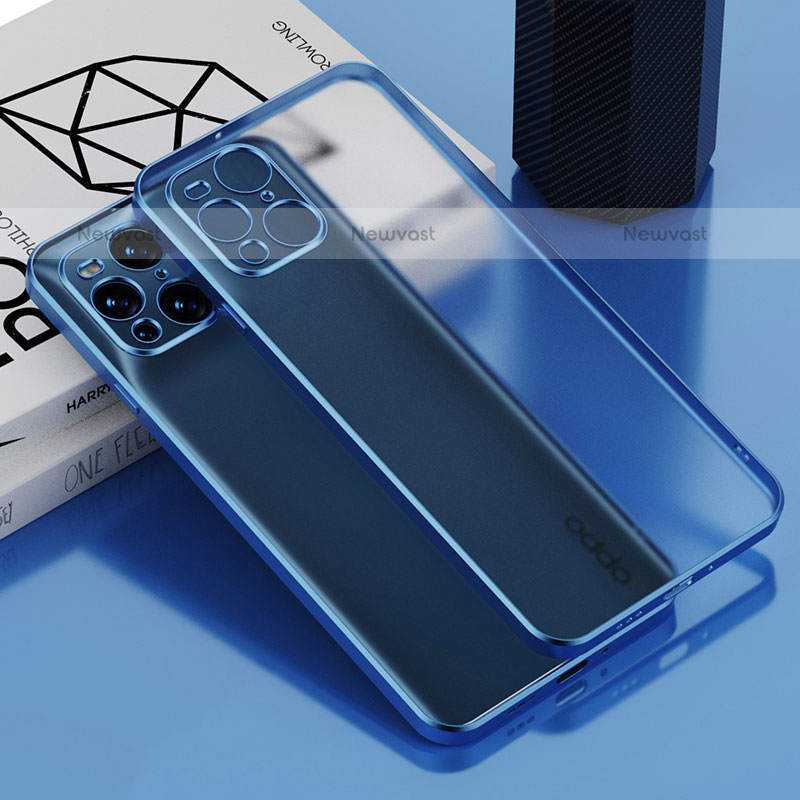 Ultra-thin Transparent TPU Soft Case Cover H02 for Oppo Find X3 Pro 5G