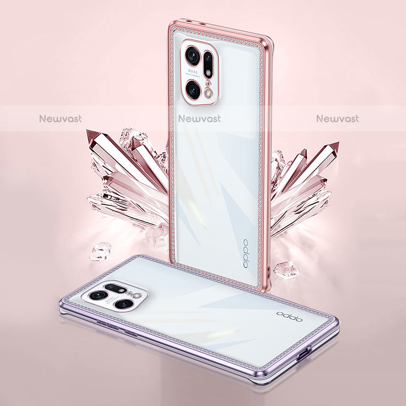 Ultra-thin Transparent TPU Soft Case Cover H02 for Oppo Find X5 Pro 5G
