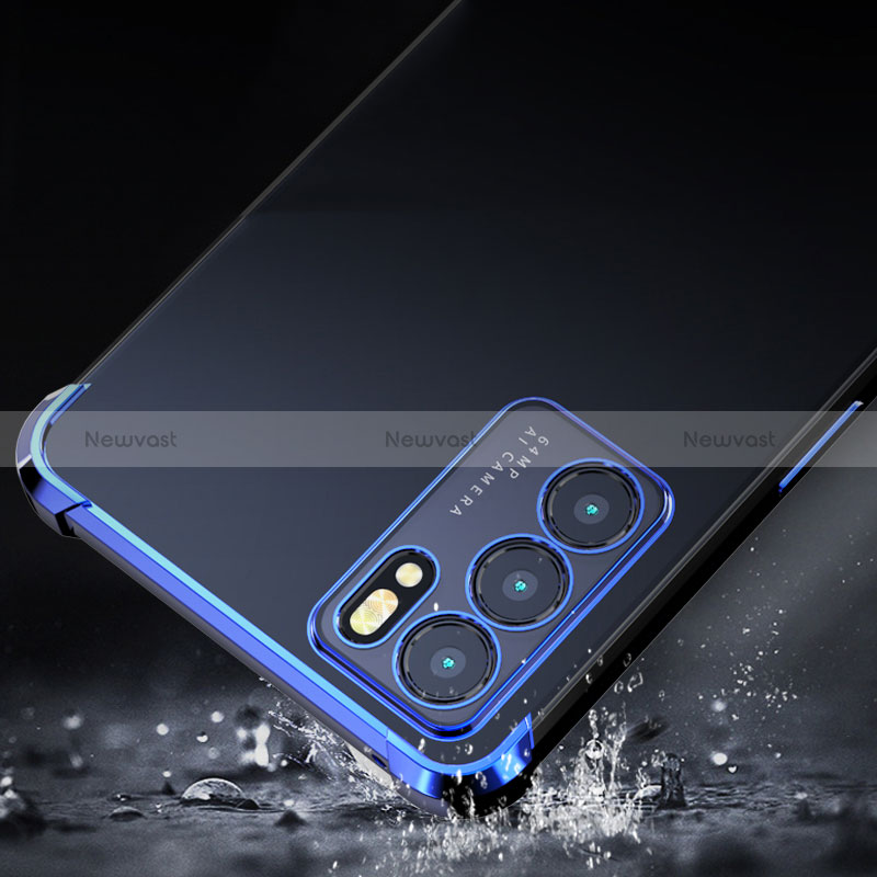 Ultra-thin Transparent TPU Soft Case Cover H02 for Oppo Reno6 5G