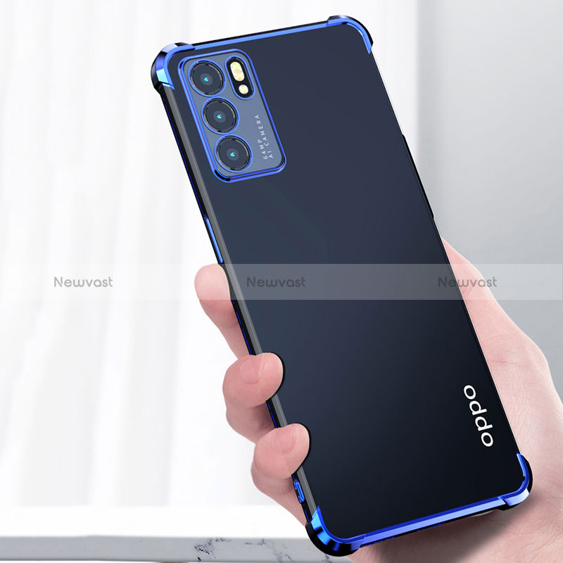 Ultra-thin Transparent TPU Soft Case Cover H02 for Oppo Reno6 Pro 5G India