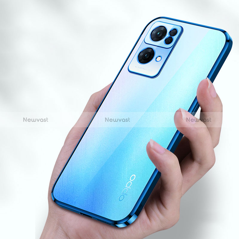 Ultra-thin Transparent TPU Soft Case Cover H02 for Oppo Reno7 Pro 5G