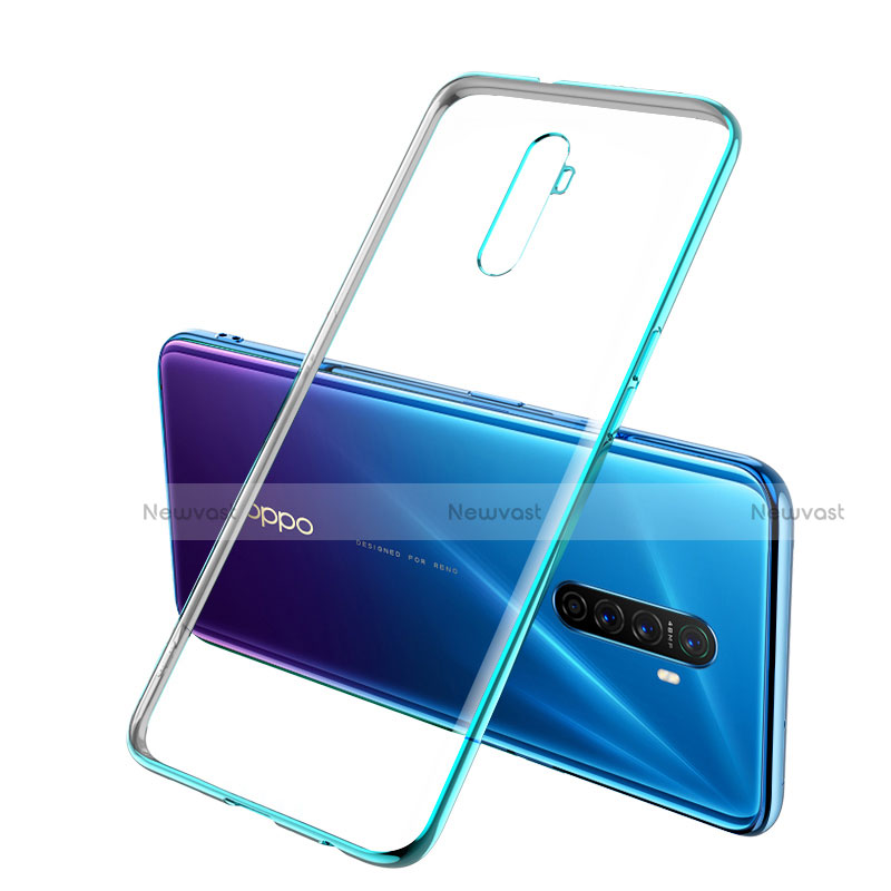 Ultra-thin Transparent TPU Soft Case Cover H02 for Realme X2 Pro Green