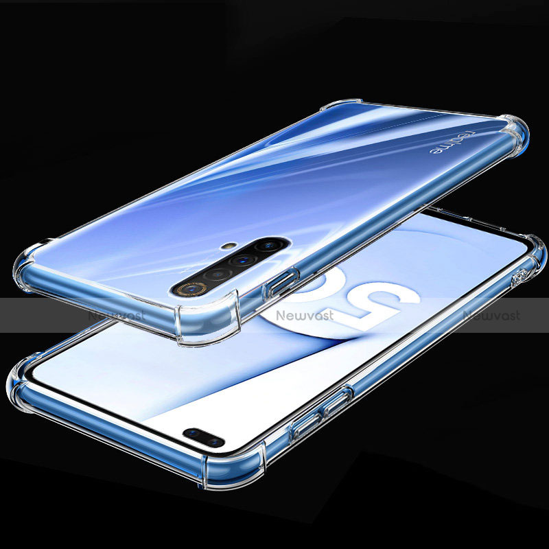 Ultra-thin Transparent TPU Soft Case Cover H02 for Realme X50 5G