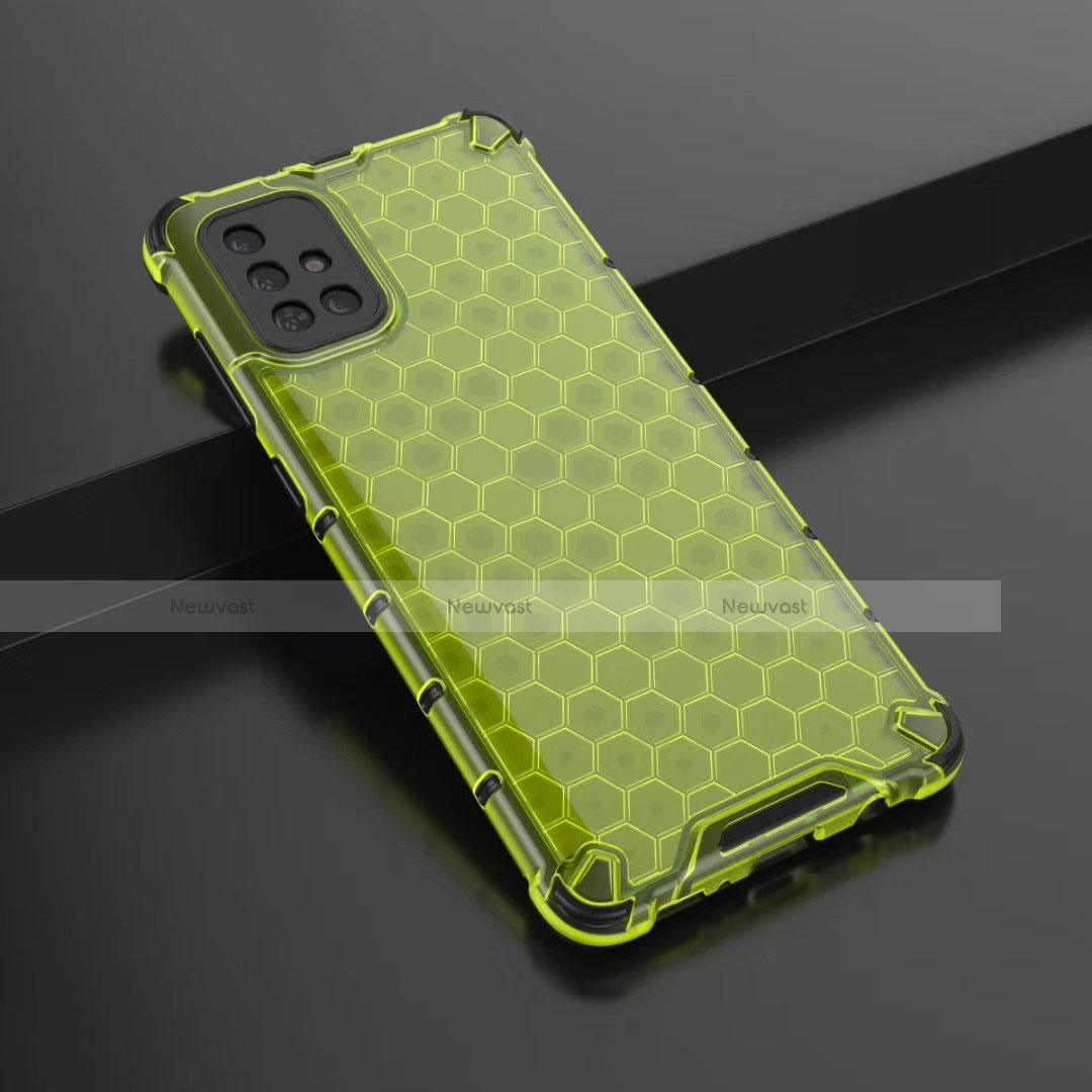 Ultra-thin Transparent TPU Soft Case Cover H02 for Samsung Galaxy A51 5G Green