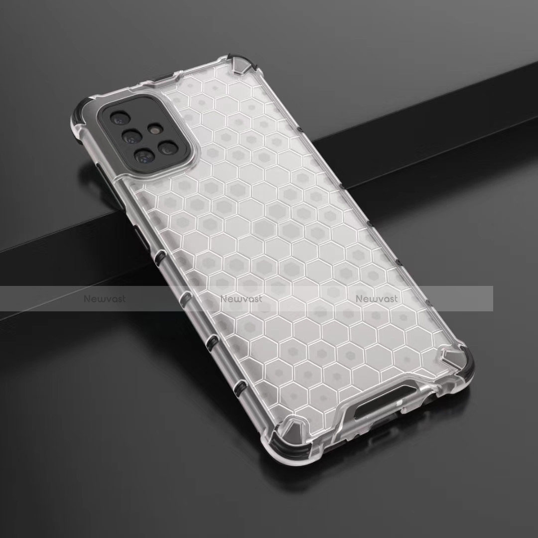 Ultra-thin Transparent TPU Soft Case Cover H02 for Samsung Galaxy A51 5G White