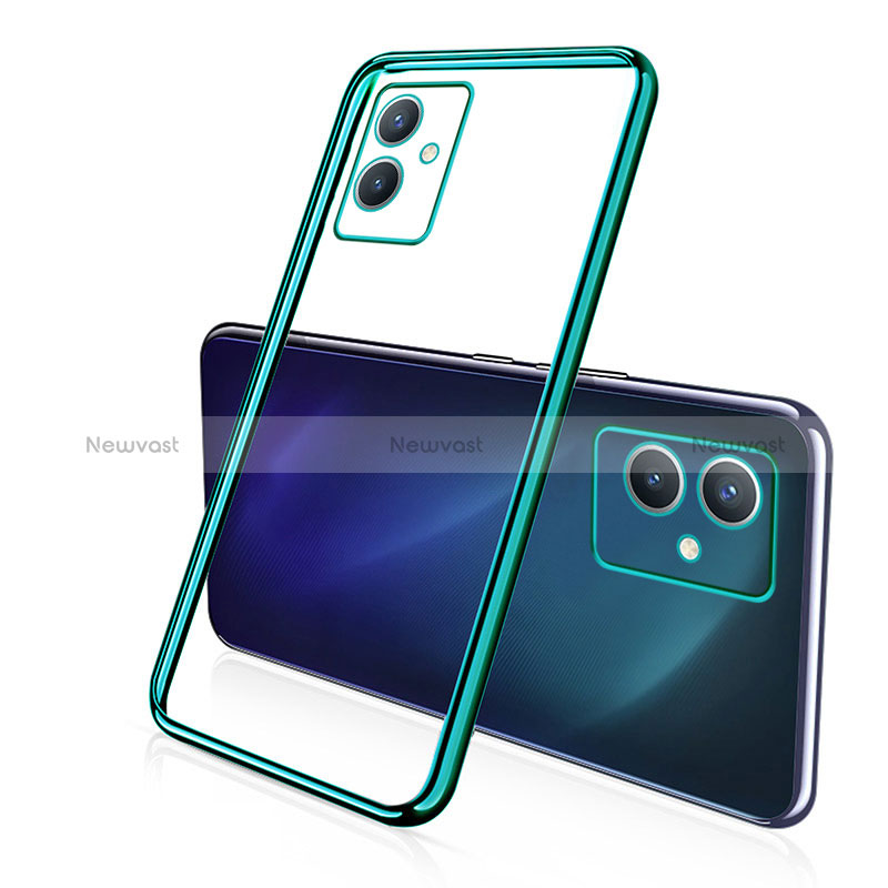 Ultra-thin Transparent TPU Soft Case Cover H02 for Vivo T1 5G India Green