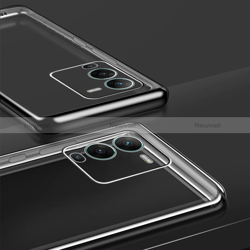 Ultra-thin Transparent TPU Soft Case Cover H02 for Vivo V25 Pro 5G