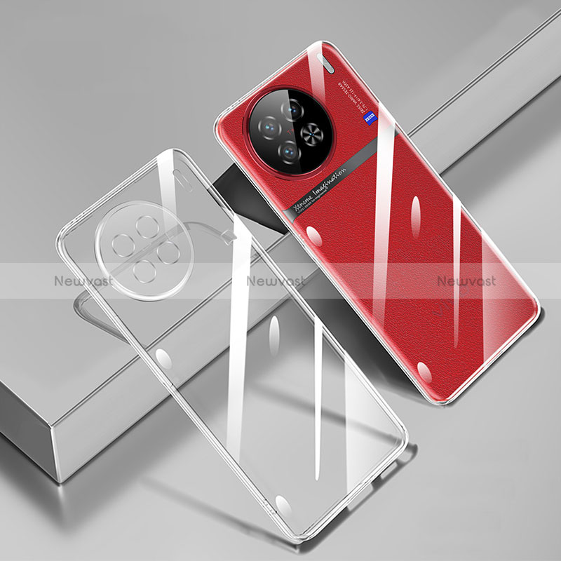 Ultra-thin Transparent TPU Soft Case Cover H02 for Vivo X90 Pro 5G