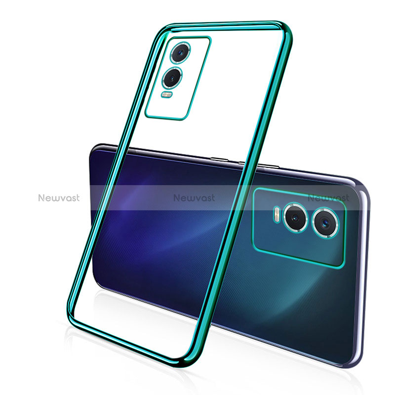 Ultra-thin Transparent TPU Soft Case Cover H02 for Vivo Y74s 5G