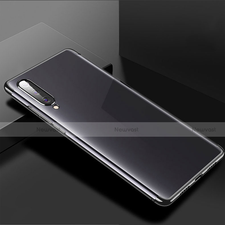 Ultra-thin Transparent TPU Soft Case Cover H02 for Xiaomi CC9e Black