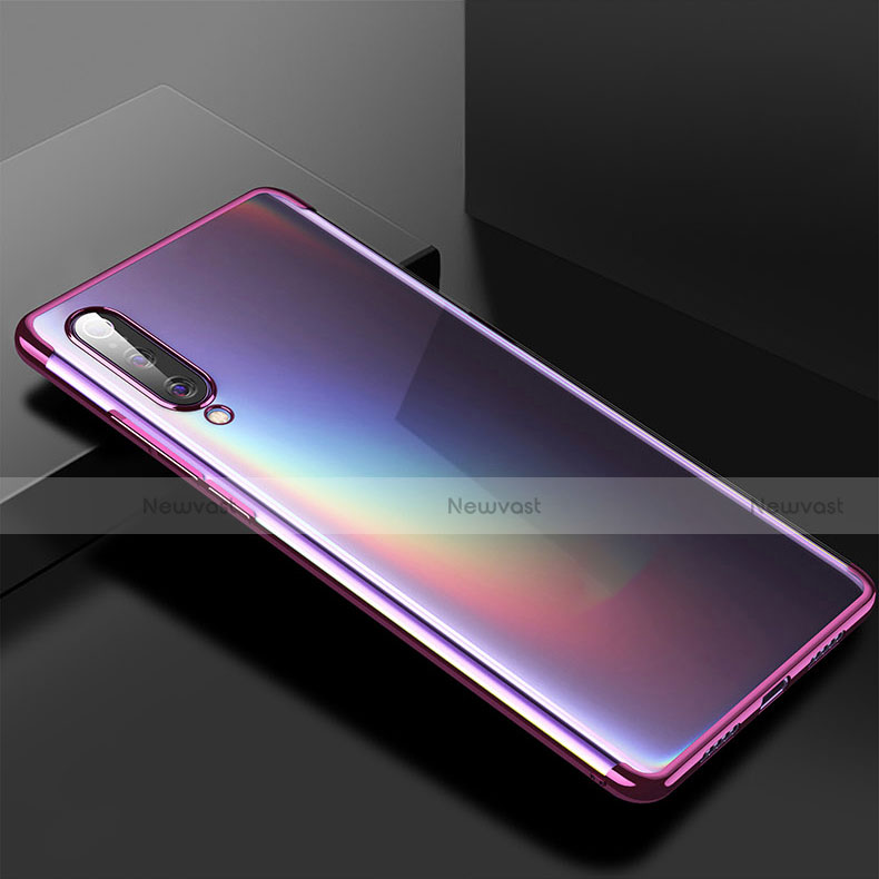 Ultra-thin Transparent TPU Soft Case Cover H02 for Xiaomi CC9e Rose Gold