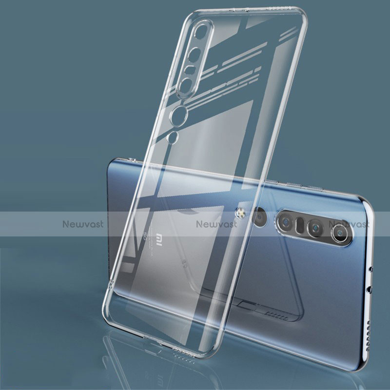 Ultra-thin Transparent TPU Soft Case Cover H02 for Xiaomi Mi 10 Pro Clear