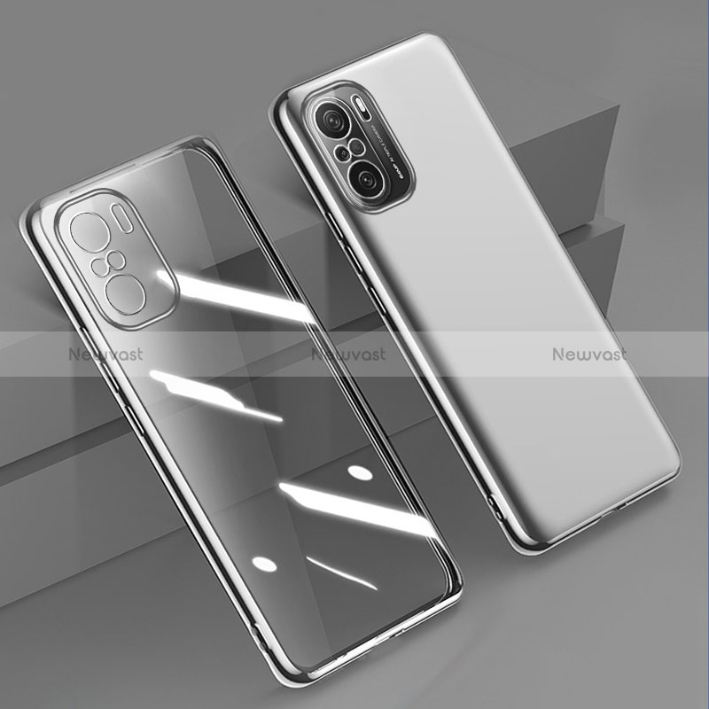 Ultra-thin Transparent TPU Soft Case Cover H02 for Xiaomi Mi 11X Pro 5G Silver