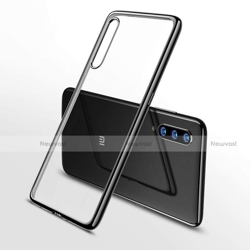 Ultra-thin Transparent TPU Soft Case Cover H02 for Xiaomi Mi 9 Black