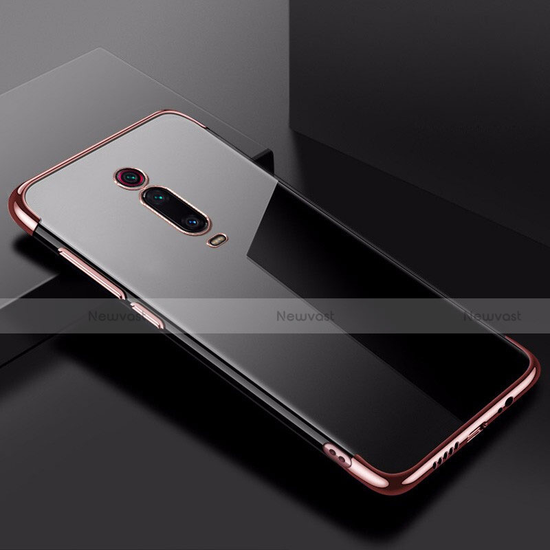 Ultra-thin Transparent TPU Soft Case Cover H02 for Xiaomi Mi 9T Pro Rose Gold