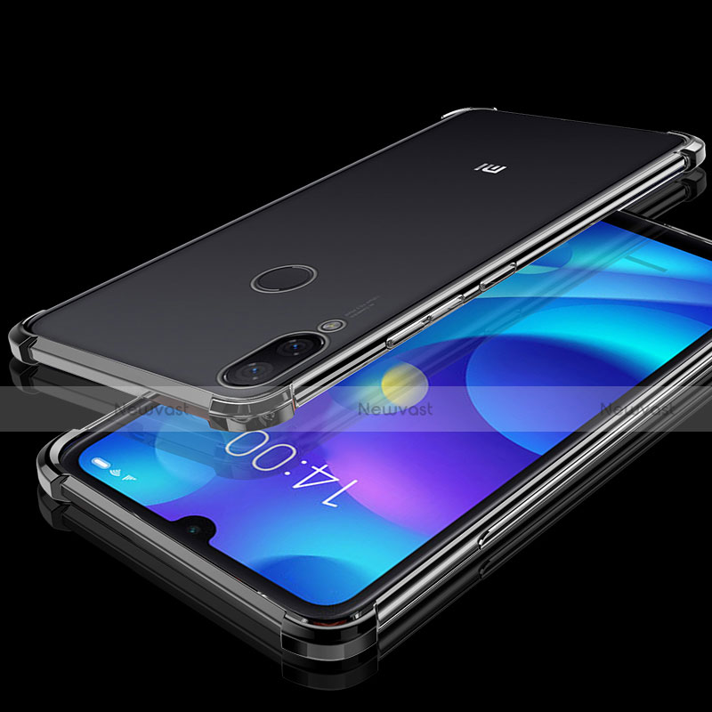 Ultra-thin Transparent TPU Soft Case Cover H02 for Xiaomi Mi Play 4G Black