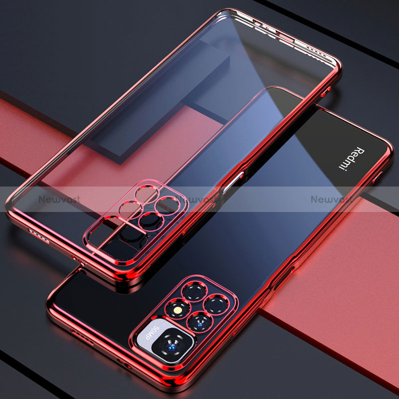 Ultra-thin Transparent TPU Soft Case Cover H02 for Xiaomi Redmi 10 4G