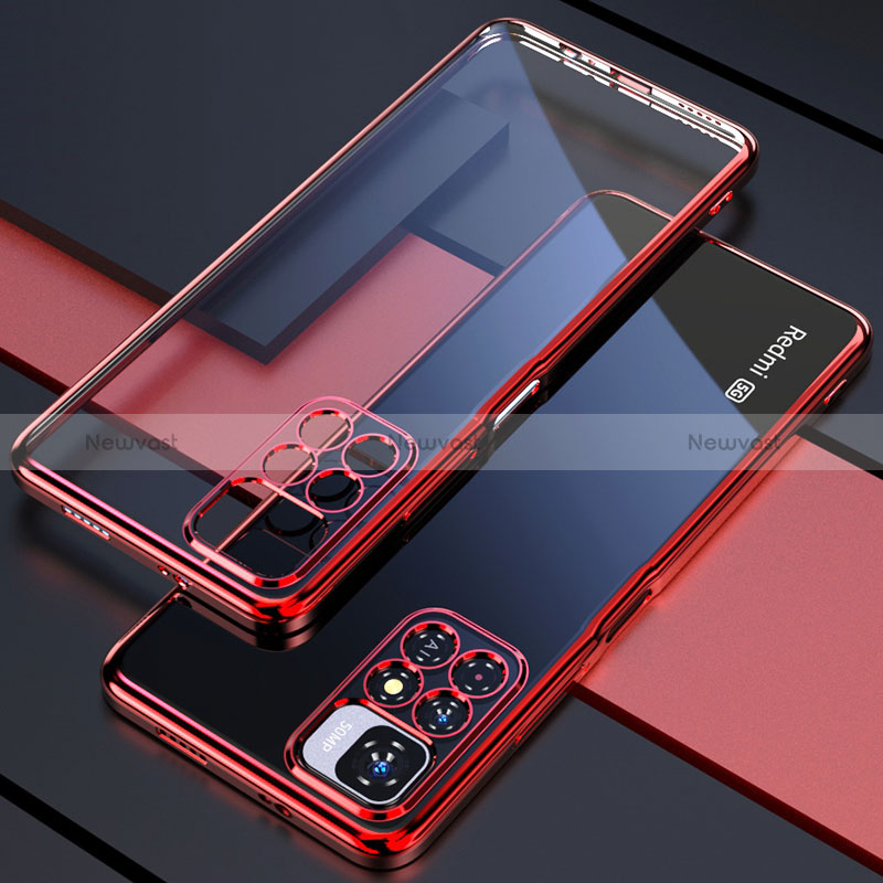 Ultra-thin Transparent TPU Soft Case Cover H02 for Xiaomi Redmi Note 11 Pro+ Plus 5G