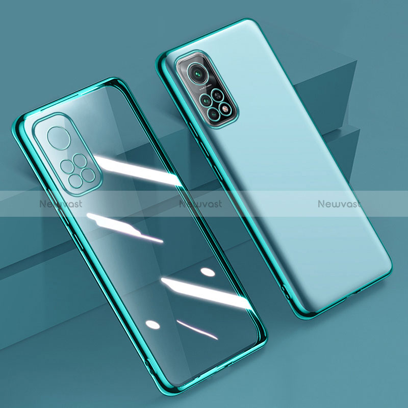 Ultra-thin Transparent TPU Soft Case Cover H02 for Xiaomi Redmi Note 11S 4G Green