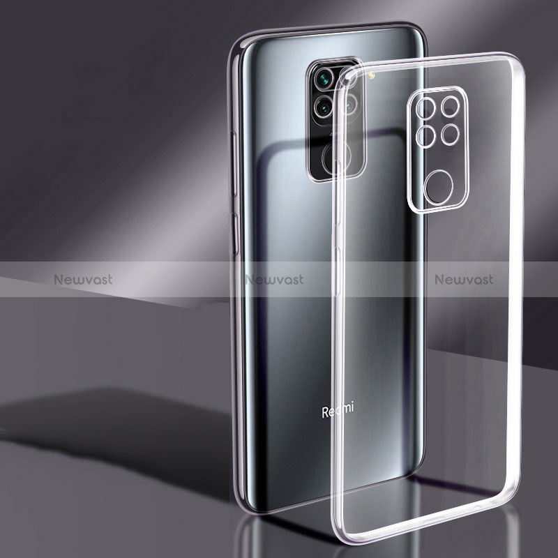 Ultra-thin Transparent TPU Soft Case Cover H02 for Xiaomi Redmi Note 9