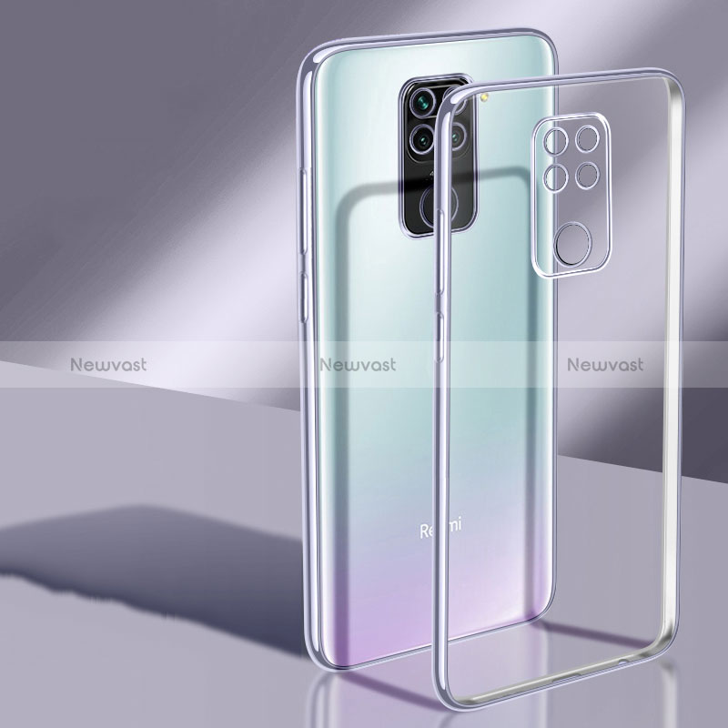 Ultra-thin Transparent TPU Soft Case Cover H02 for Xiaomi Redmi Note 9