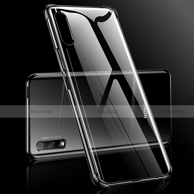 Ultra-thin Transparent TPU Soft Case Cover H03 for Huawei Honor 9X Black