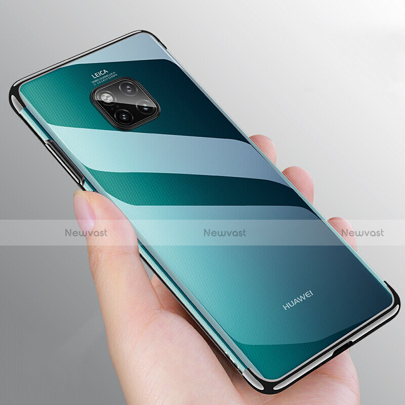 Ultra-thin Transparent TPU Soft Case Cover H03 for Huawei Mate 20 Pro Black
