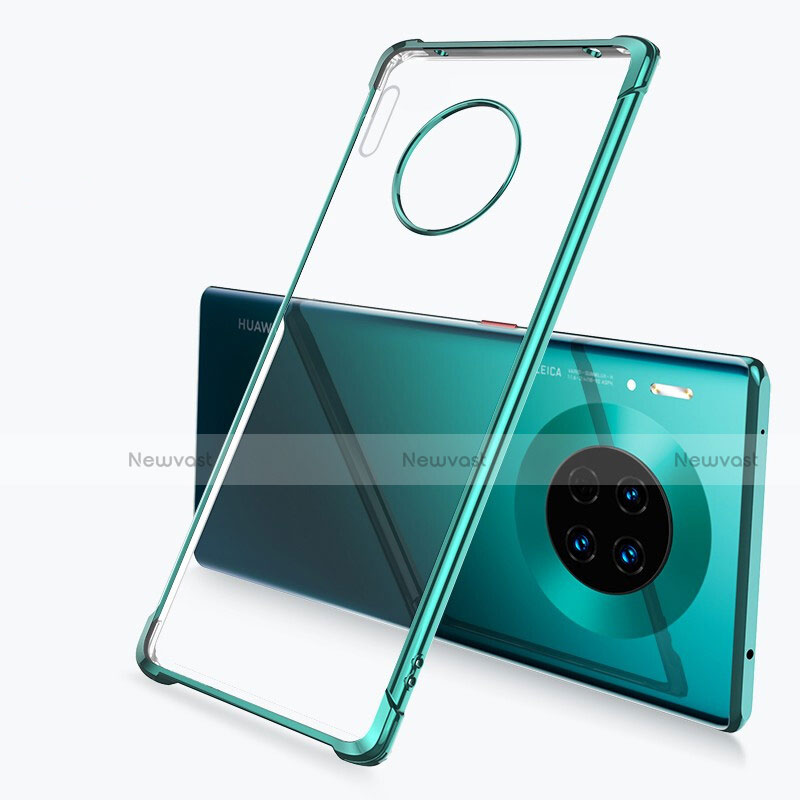 Ultra-thin Transparent TPU Soft Case Cover H03 for Huawei Mate 30 Green