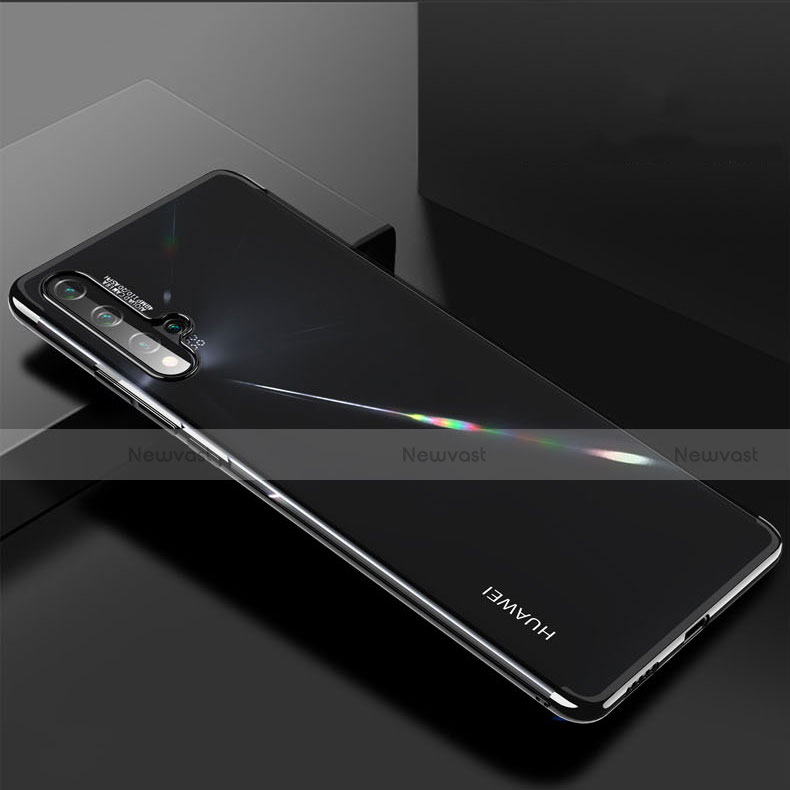 Ultra-thin Transparent TPU Soft Case Cover H03 for Huawei Nova 5 Black