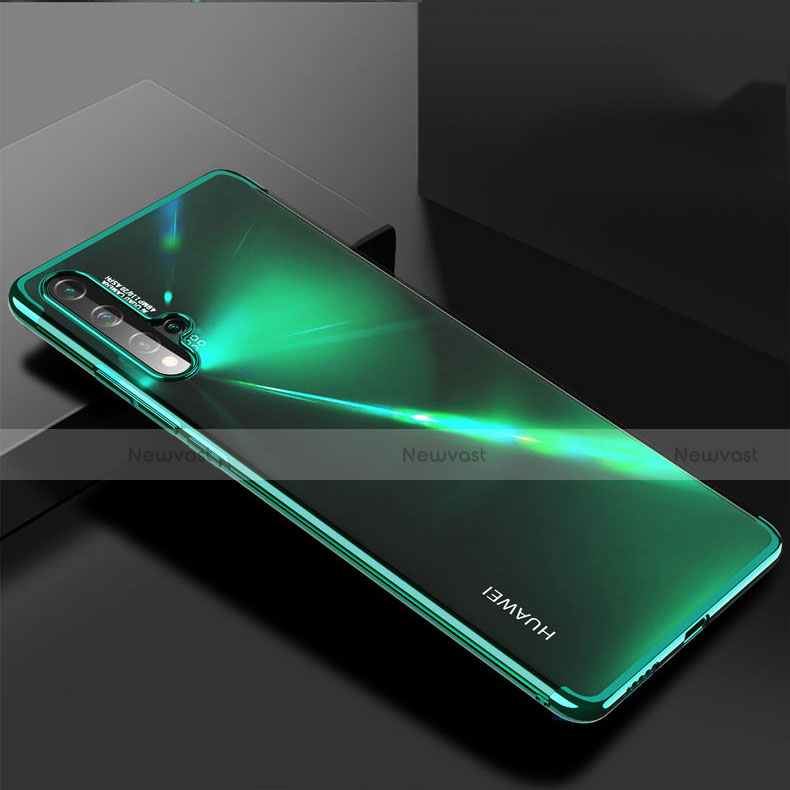 Ultra-thin Transparent TPU Soft Case Cover H03 for Huawei Nova 5 Pro Green