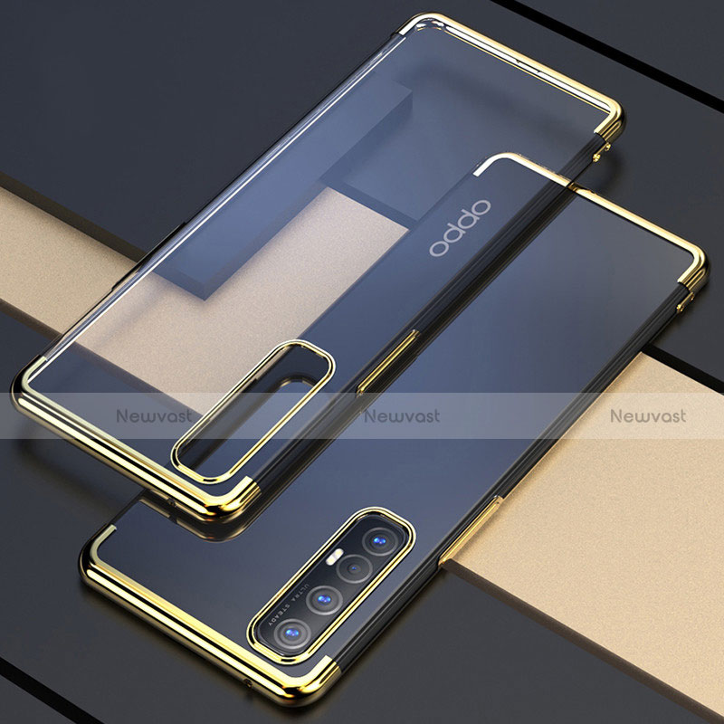 Ultra-thin Transparent TPU Soft Case Cover H03 for Oppo Find X2 Neo