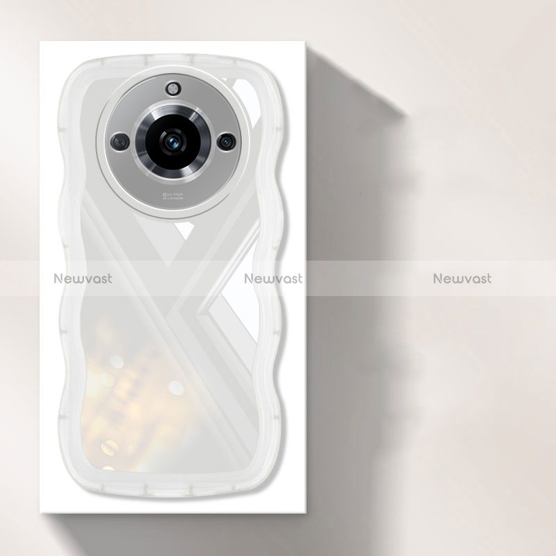 Ultra-thin Transparent TPU Soft Case Cover H03 for Realme 11 Pro+ Plus 5G White