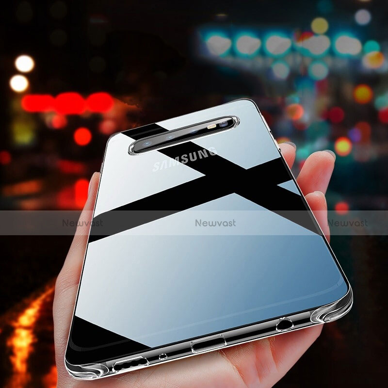Ultra-thin Transparent TPU Soft Case Cover H03 for Samsung Galaxy S10 Plus Clear