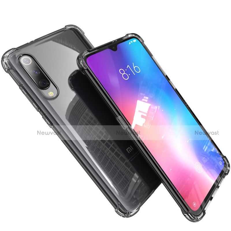 Ultra-thin Transparent TPU Soft Case Cover H03 for Xiaomi Mi 9 Lite Gray