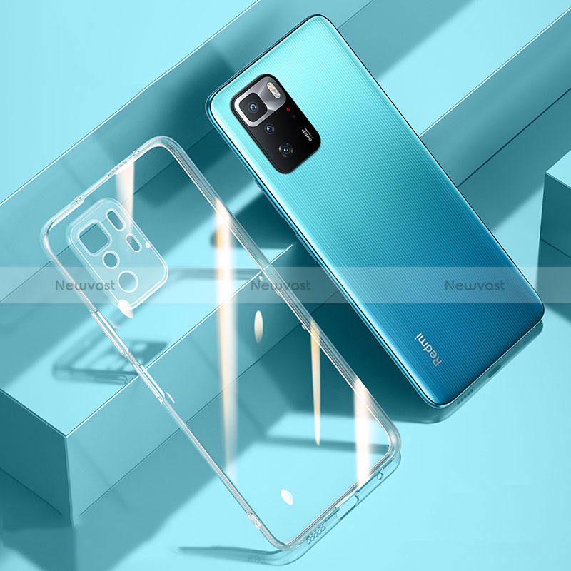 Ultra-thin Transparent TPU Soft Case Cover H03 for Xiaomi Poco X3 GT 5G Clear