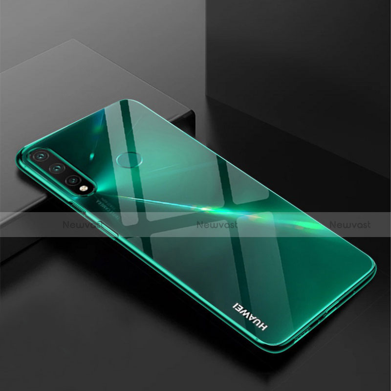 Ultra-thin Transparent TPU Soft Case Cover H04 for Huawei Enjoy 10 Plus Green